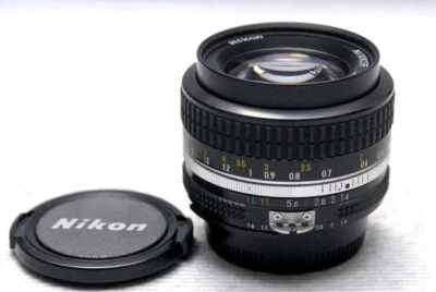 [Excellent] Nikon New Nikkor 50mm f/1.4 non Ai MF Lens - Image 1 of 4
