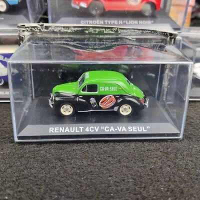 RENAULT 4 CV PUBBLICITARIA AUTO ""VA SOLO"" 1:43 ALTAYA NUOVA SCATOLA + BLISTER - Immagine 1 di 4