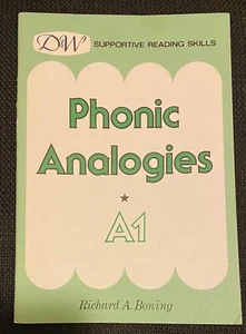 Vintage 1976 Phonic Analogies A1 by Richard A Boning  Supportive Reading Skills - Picture 1 of 7