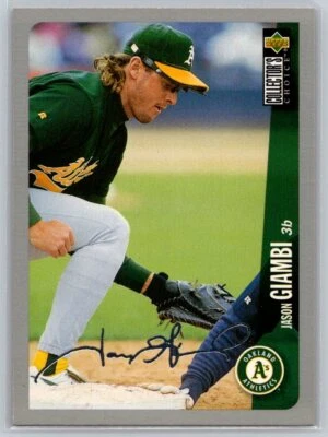 💎1996 Collector's Choice Silver Signature #243 Jason Giambi - Athletics💎 - Image 1 of 2