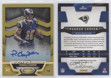 2016 Certified Potential Signatures Mirror Gold /25 Pharoh Cooper Rookie Auto RC