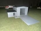 HO - Scale Truck Repair Garage / Warehouse and Office 1:87 Commercial Building