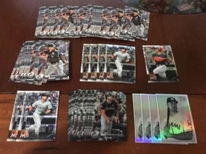 2016 2017 Bowman Chrome Giancarlo Stanton Huge Lot 73 Cards Insert N0n Auto - Picture 1 of 9