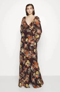 VERONICA BEARD Avani floral printed silk maxi dress, US4, Brand New With Tags - Picture 1 of 20