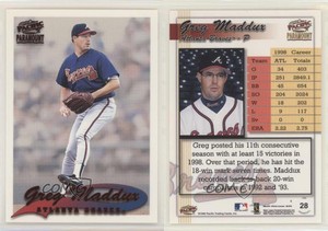 1999 Pacific Paramount Red Greg Maddux #28 HOF