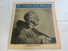 The New York Times Magazine - April 15,1945 Franklin Delano Roosevelt 9C