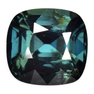 2.01 Ct _ AIG CERTIFIED UNHEATED NATURAL TEAL SAPPHIRE CUSHION LOOSE GEMSTONES - Picture 1 of 21