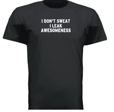 DIVERTIDA Camiseta Gimnasio Humor Entrenamiento No Sudo Fugo S A 2xl REGALO Foto 1 de 2