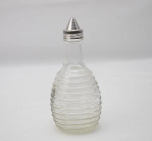 Table Craft Olive Oil and Vinegar Cruet Beehive Glass Dispenser (6oz) New - Picture 1 of 3