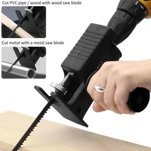 Portable Reciprocating Saw Adapter Electric Drill Jigsaw Wood Power C * S1I J9U3 - Picture 1 of 12