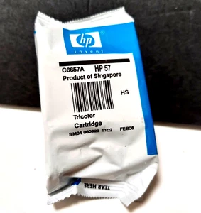 HP 57 Tricolor Printer Ink Cartridge C6657A NEW SEALED - Picture 1 of 3