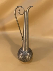 Vintage Selandia Norway Pewter Decorative Skinny Handled Pitcher - Picture 1 of 8