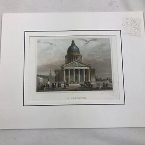 The Pantheon Paris Etching Print - Bild 1 von 2