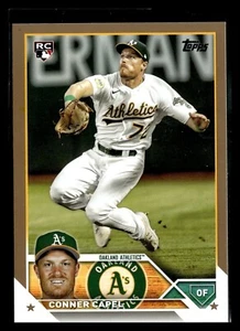 2023 Topps Series 2 Conner Capel Gold /2023 Rookie RC #418 Oakland A's - Picture 1 of 2