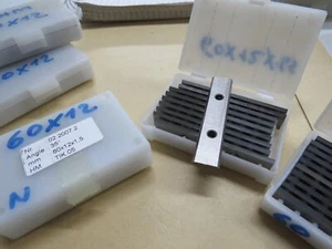 HM  Wendeplatten Wendemesser 60 x 12 x 1,5   2Z     2 Schneidig    #V112# - Bild 1 von 5