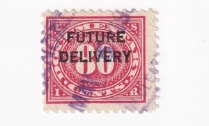 STAMP US SCOTT RC23 "Numeral 80-Documentary Future Delivery" 80 CENT 1918 USED-E - Picture 1 of 1