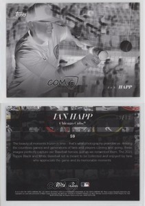 2022 Topps Black & White Photo Negative /99 Ian Happ #59