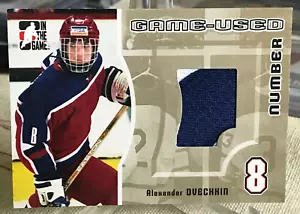 ALEX OVECHKIN RC GAME USED NUMBER PATCH GUN-54 ITG HP ROOKIE 2005 - Picture 1 of 2