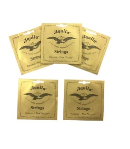 Aquila Ukulele Strings 5 Sets Concert Regular Nylgut Made in Italy - Picture 1 of 5