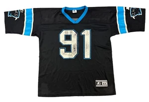 Carolina Panthers Jersey XL Kevin Green Mens 52 Starter Black - Picture 1 of 6