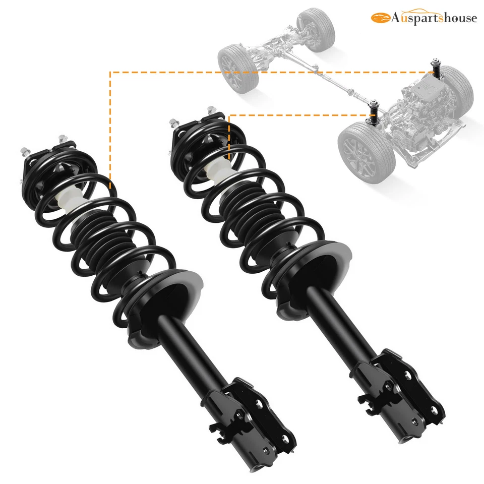 For Mazda CX-7 2007-2012 2.5L 2.3L I4 Pair Complete Struts Shocks Coil Assembly - Image 1 of 4