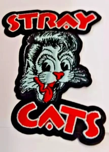 STRAY CATS Embroidered Sew On Iron On Patch LISENCED - Picture 1 of 4