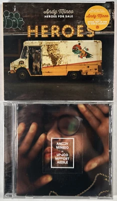 Andy Mineo 2 CD Lot Heroes For Sale & Uncomfortable Christian Rap Hip Hop Reach - Изображение 1 из 4