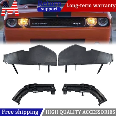 Retaining Bumper Fascia Support Bracket Set For Dodge Challenger 2015-2022 Foto 1 de 4