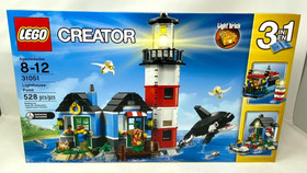LEGO CREATOR 3 in 1: Lighthouse Point (31051) Retired 2017 NEW 528 pcs