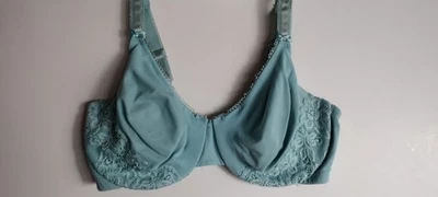 Sujetador de lujo Olga 36DD AQUA con aros de encaje a juego #35063 Foto 1 de 4