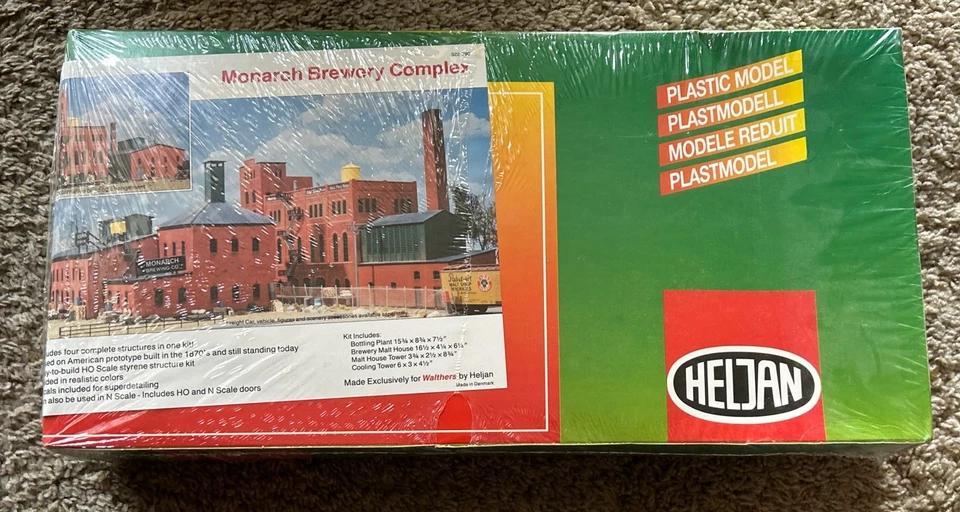 NEW Sealed - Walthers Heljan MONARCH BREWERY COMPLEX 322-690 - HO Scale - Image 1 of 4