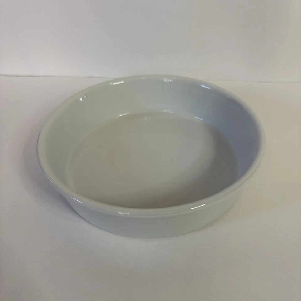 Crate Barrel  Logan White Martin Hunt Sri Lanka Baking Dish 5 1/2" - Image 1 of 4