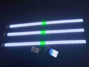3PCS 4FT 48" 5Row CHASING Dynamic LED Light Strips Hood Car Truck Bike Slingshot - Bild 1 von 18