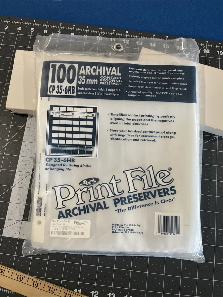 Print File 100050 Archival 35mm Negative Pages 25 #0100050