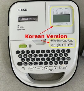 Epson Label Printer LW-K460 4~18mm 183x219x58mm 580g 75Frame *Korean/English* - Picture 1 of 6