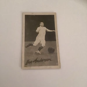Famous Footballers The Boys Realm 1922 Card Joseph Anderson Burnley F - Foto 1 di 2