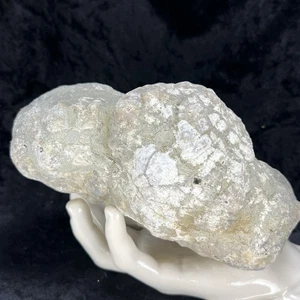 Large Uncut Geode Quartz Crystal Chalcedony Unopened 6-1/3”Slight Rattler 2.10Lb - Picture 1 of 11