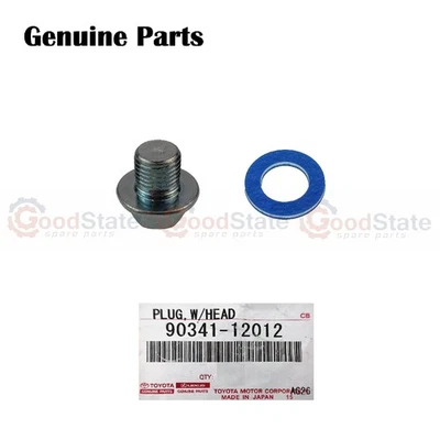 Genuine Lexus IS300 JCE10 GSE37 GSE22 3.0 3.5 Sump Drain Plug w Washer - Image 1 of 4