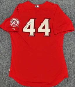 Mark Trumbo signed 2011 Team Issue ST Spring Angels Jersey autograph Beckett BAS - Picture 1 of 6
