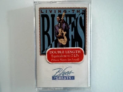 Various Artists Living The Blues Cassette Time Life Double Length New - Image 1 of 2