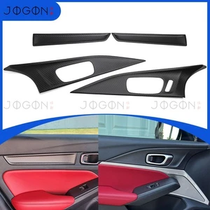 Interior Door Handle Panel Trim For Acura Integra Type S 2022-2024 Matte Carbon - Picture 1 of 15