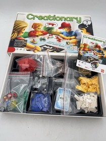 LEGO 3844 Creationary Game COMPLETE 2010 Building Challenges Cards Retired VGC