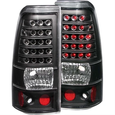 Anzo LED Taillights Clear W/ Red Inserts Black 2003-2006 Chevy Silverado 1500 - Изображение 1 из 4