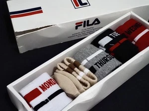 Authorized FILA Children's Socks Spring and Autumn,5pcs, new,cotton - Picture 1 of 3