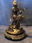 Disney Collectible Cinderella Statue Bronze - 1988 With original wooden case