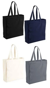 Comprador clásico de lona de algodón Westford Mill con correas para el hombro - 42 x 39 cm - Imagen 1 de 6