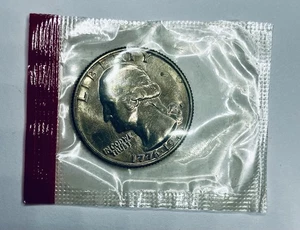 1976 D Washington Uncirculated Bicentennial Quarter In Mint cellophane wrap - Picture 1 of 2
