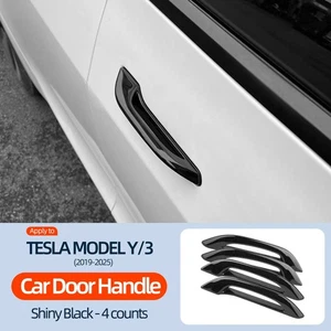 Anti-freezing Car Door Handle Protection Cover Trim For Tesla Model Y3 2019-2025 - Picture 1 of 16