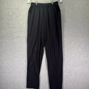 Pantalones deportivos Lululemon para hombre pequeños negros de rendimiento elásticos con cordón - Imagen 1 de 6