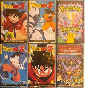 6x VHS Anime Konvolut - GARGOYLES DER FILM, Pokémon Der FILM, Dragon Ball Z ￼￼ - Bild 1 von 7